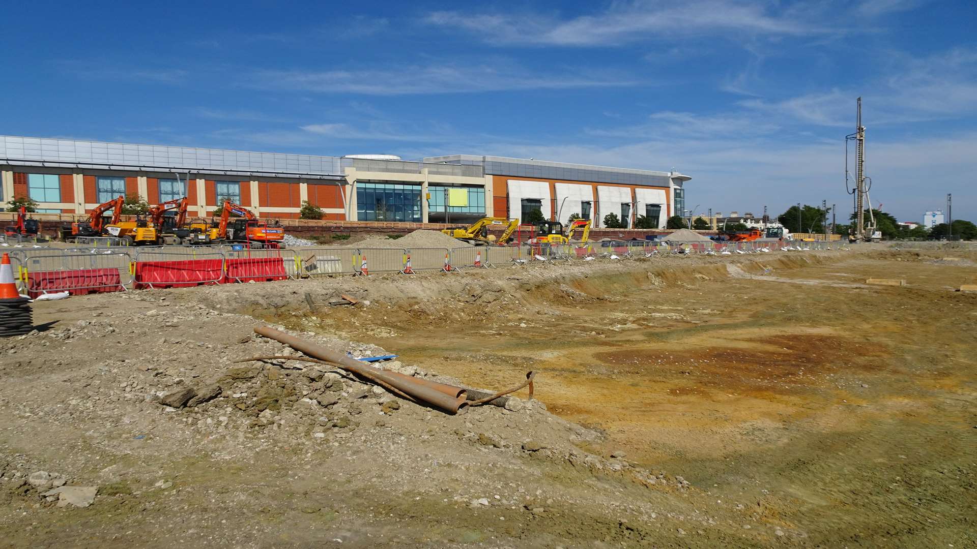 Construction on the cinema is already underway. Picture: Steve Salter