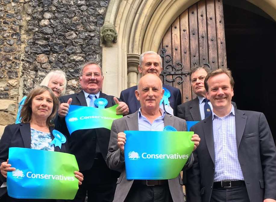 Conservative candidates take all seven KCC seats in local elections