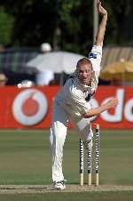 Freddie Flintoff in action