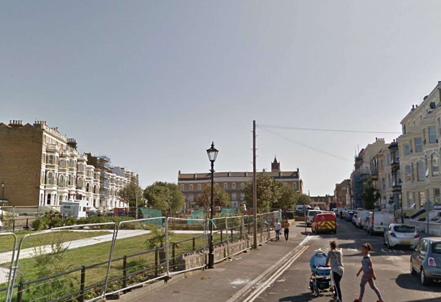 Police are understood to have arrested two men in the Dalby Square area of Margate on Sunday. Picture: Google Maps