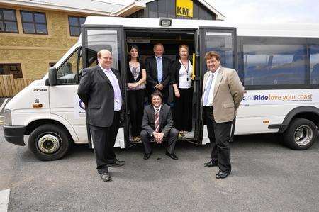 The launch of the park and ride scheme