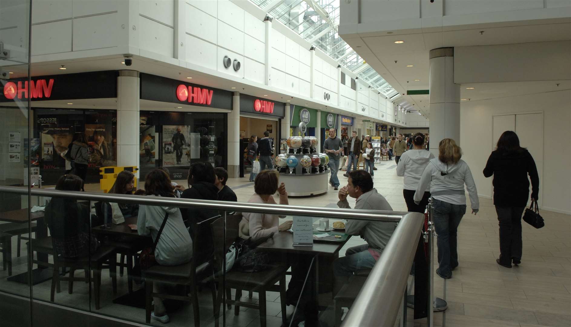 HMV left County Square in March 2013; the unit now features The Entertainer