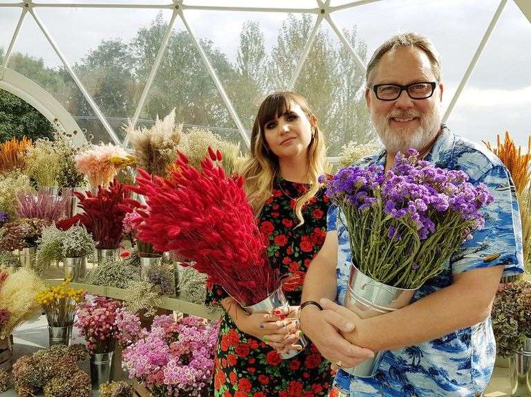 Vic Reeves and Natasia Demetriou host the Big Flower Fight