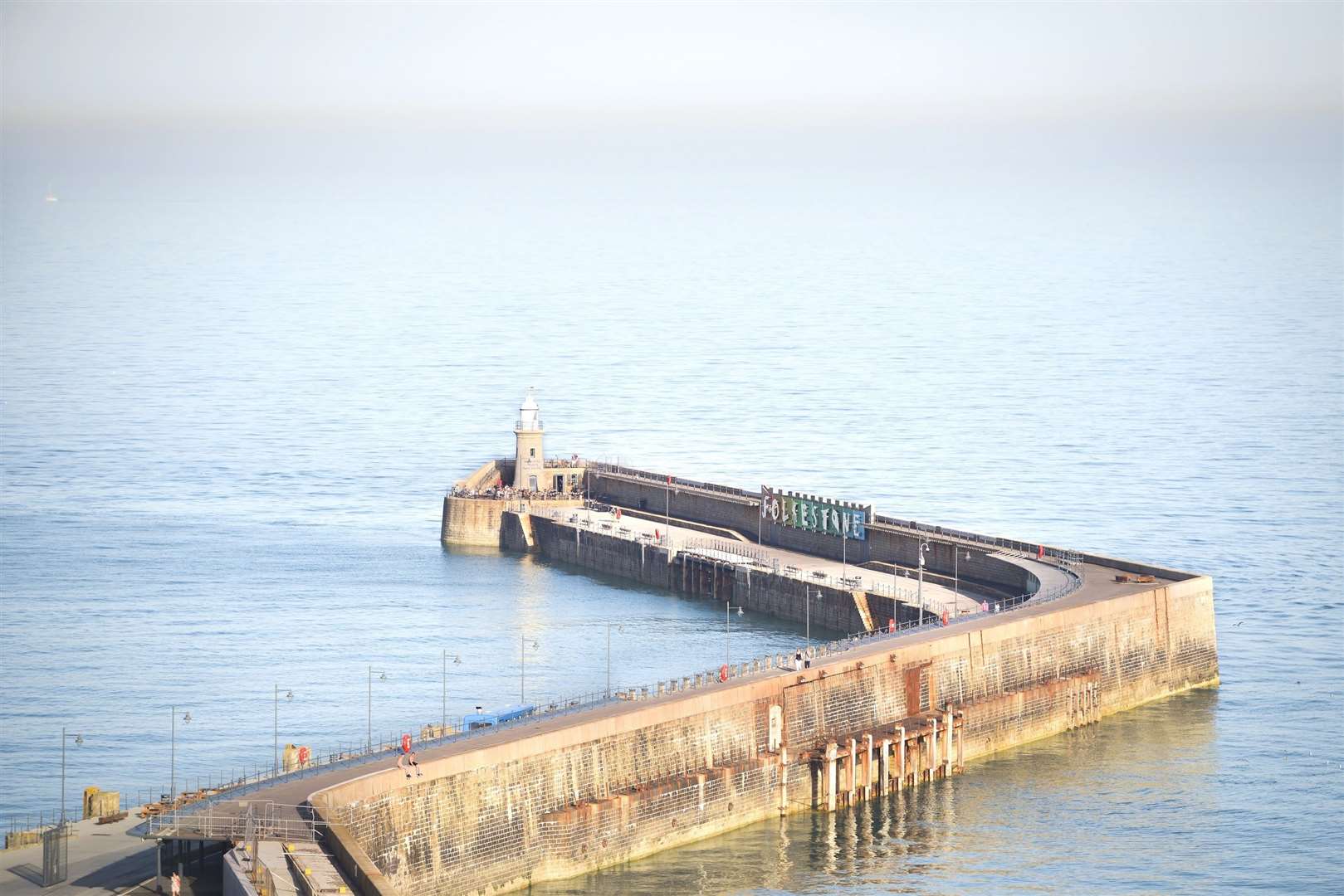 Folkestone's Harbour Arm. Credit William Keeler