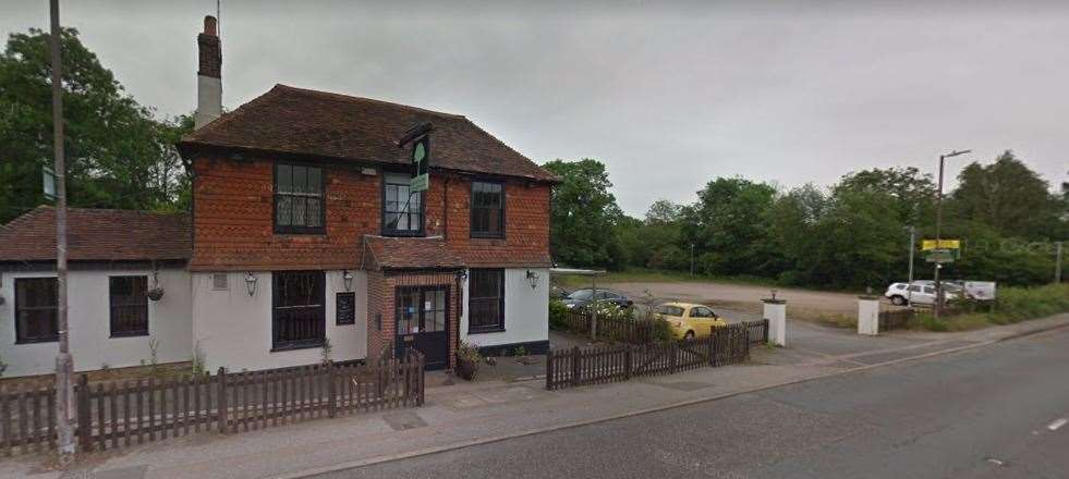 The six homes are planned for the Blean Tavern's car park