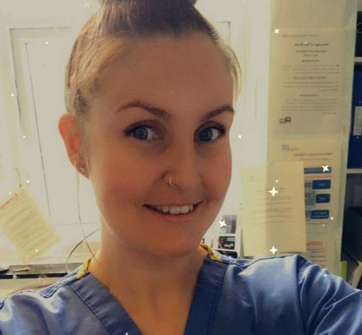 Claire Graves is a midwife at the QEQM hospital. Picture: East Kent Hospitals University NHS Foundation Trust