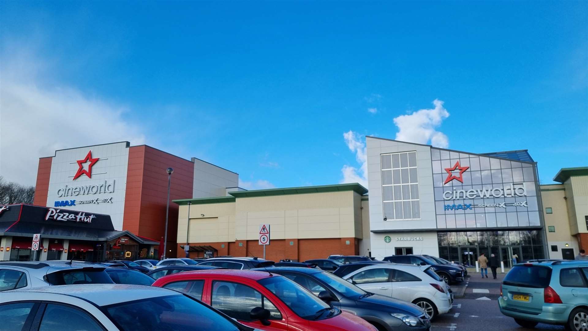 Ashford's Cineworld on Eureka Leisure Park was recently extended