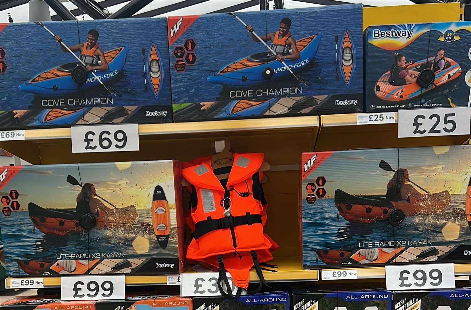 Tesco inflatable shop