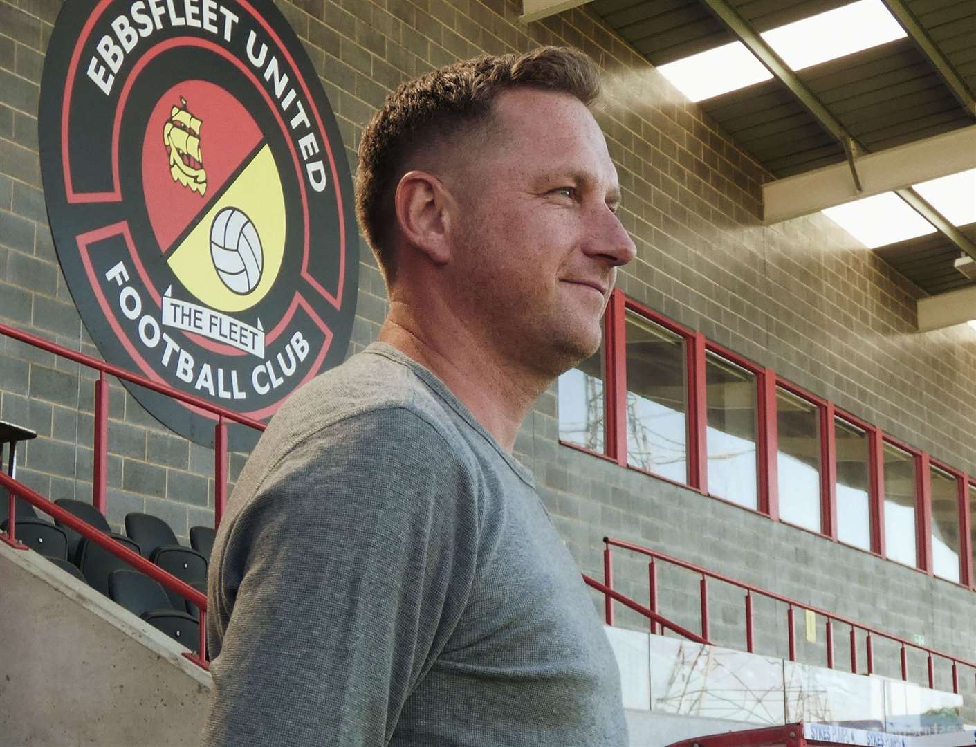 Ebbsfleet United manager Dennis Kutrieb Picture: EUFC