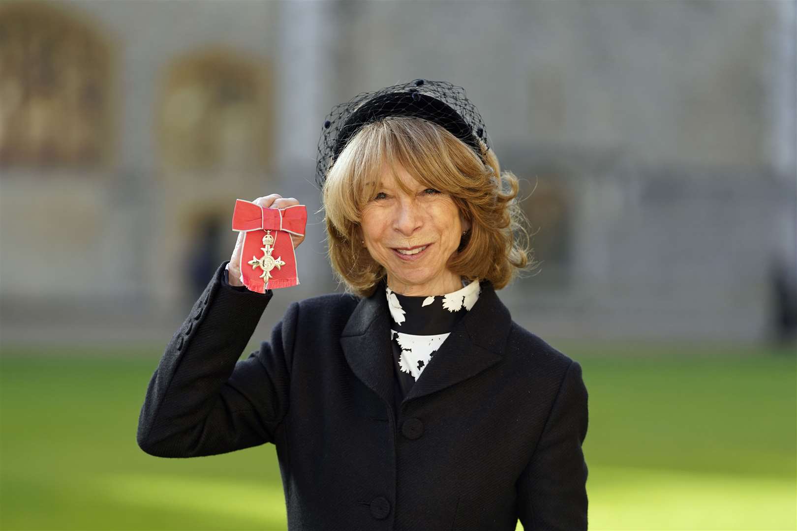 Helen Worth after being made a Member of the Order of the British Empire (Andrew Matthews/PA)