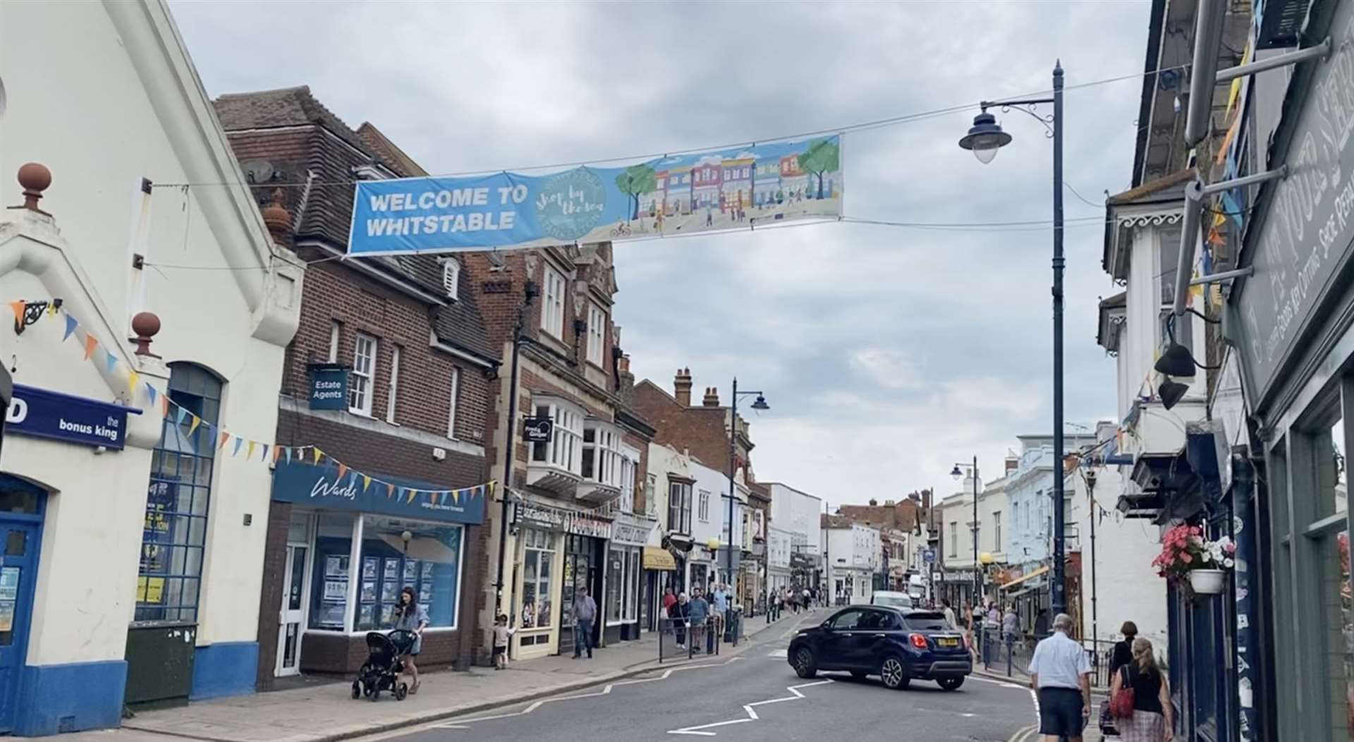 Traders say since the roadworks in Whitstable began they have seen fewer customers