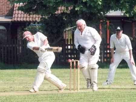 STALWART: John O'Nions behind the stumps for Detling