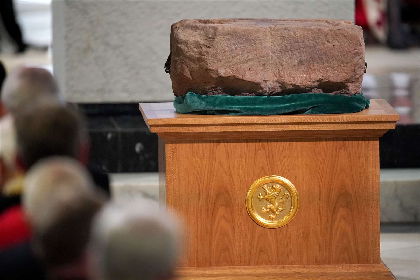 The Stone of Destiny has been used in coronations for centuries (Jonathan Brady/PA)