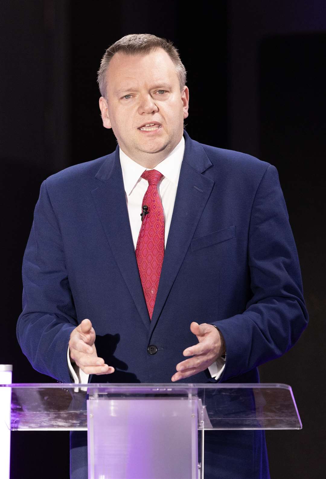 Shadow Cabinet minister Nick Thomas-Symonds, of the Labour Party, during Channel 4 News’ General Election debate in Colchester (Matt Alexander Media Assignments/PA)