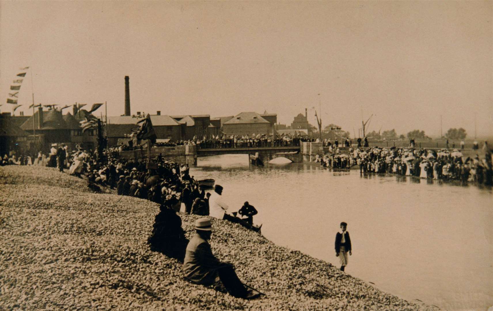 Sandwich Toll Bridge pictured c.1910 Picture: Sandwich Guildhall Museum and Archives