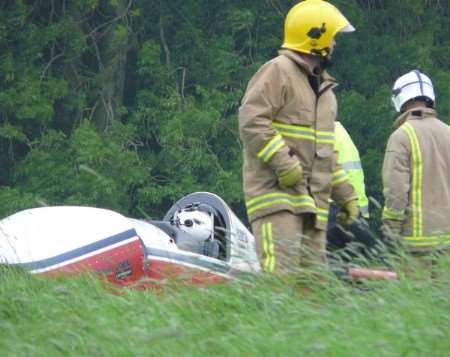 Emergency services at the scene. Picture: Max Hess