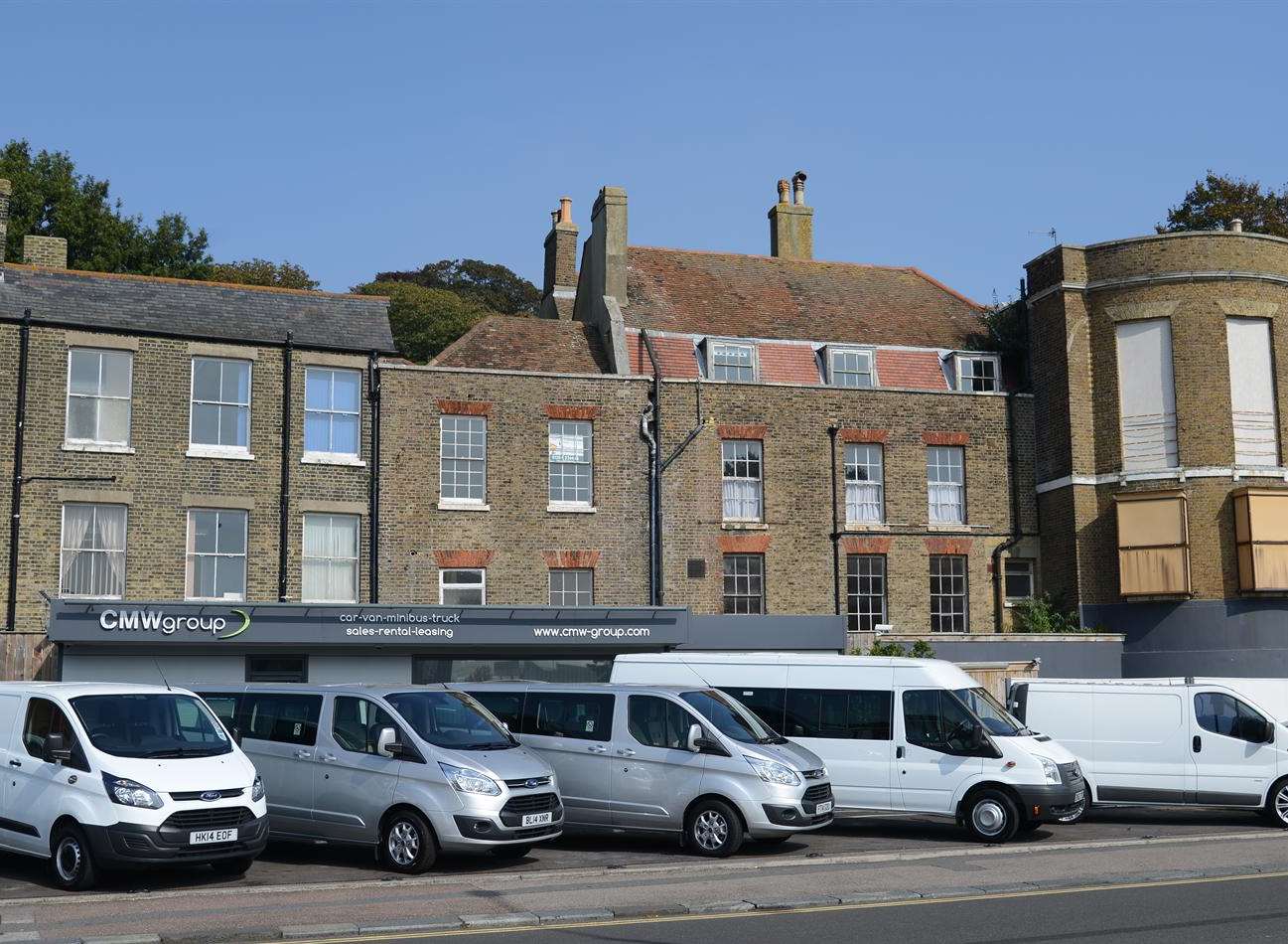 The Grade II listed building, behind the CMW car wash