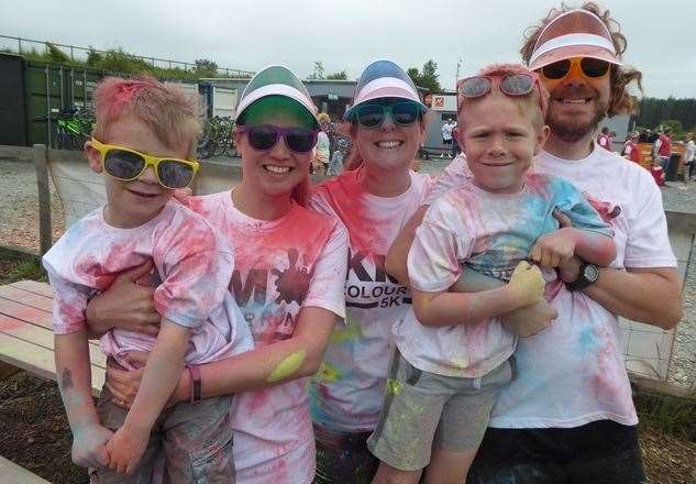 There will be fun for all ages at the KM Colour Run