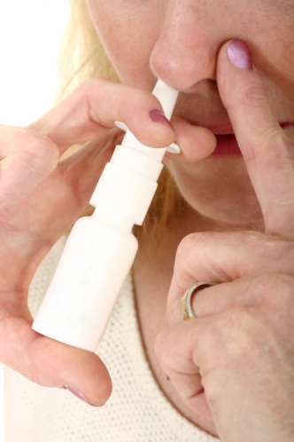 A nasal spray. File picture