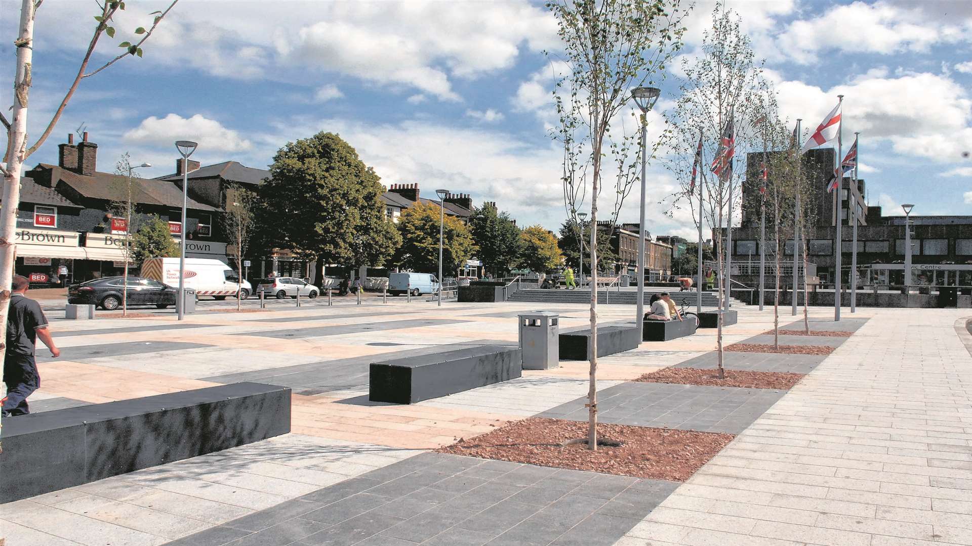 The New Civic Square Gravesend town centre Picture: Nick Johnson