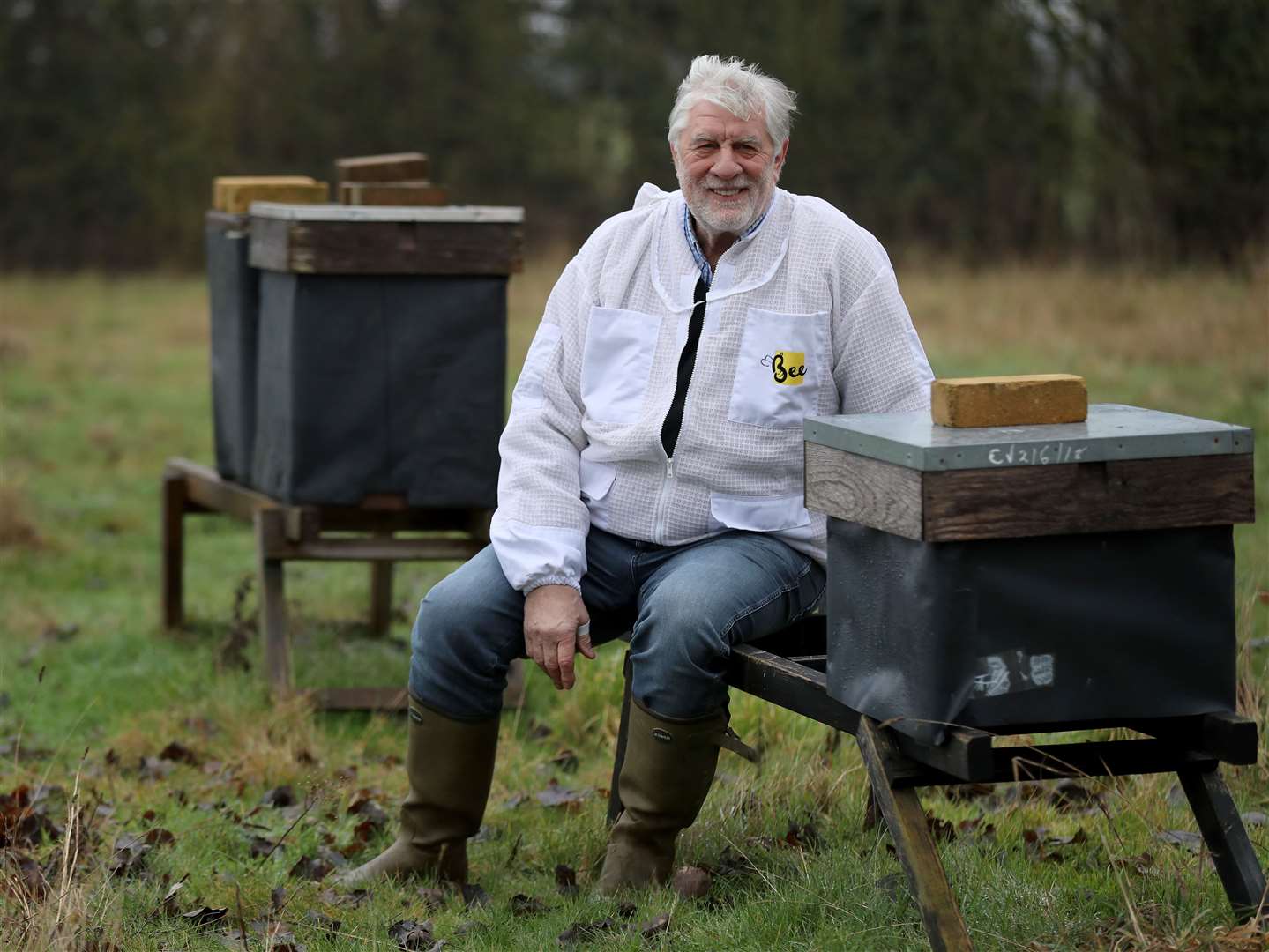 Patrick Murfet imports large numbers of bees from breeders in Italy (Gareth Fuller/PA)