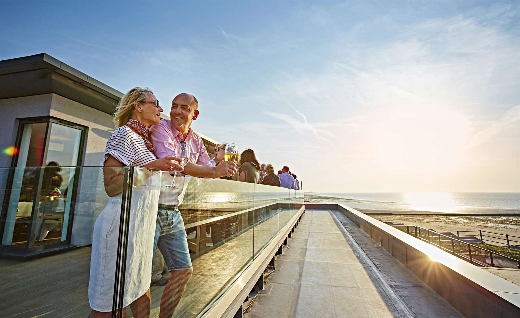 Will there be love in the sea air at Minnis Bay bar? Picture: Shepherd Neame