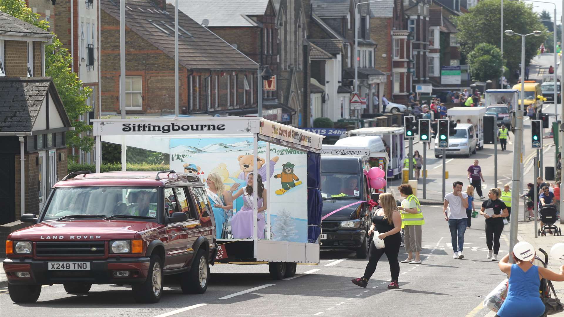 Floats make their way to the town centre during last year's carnival