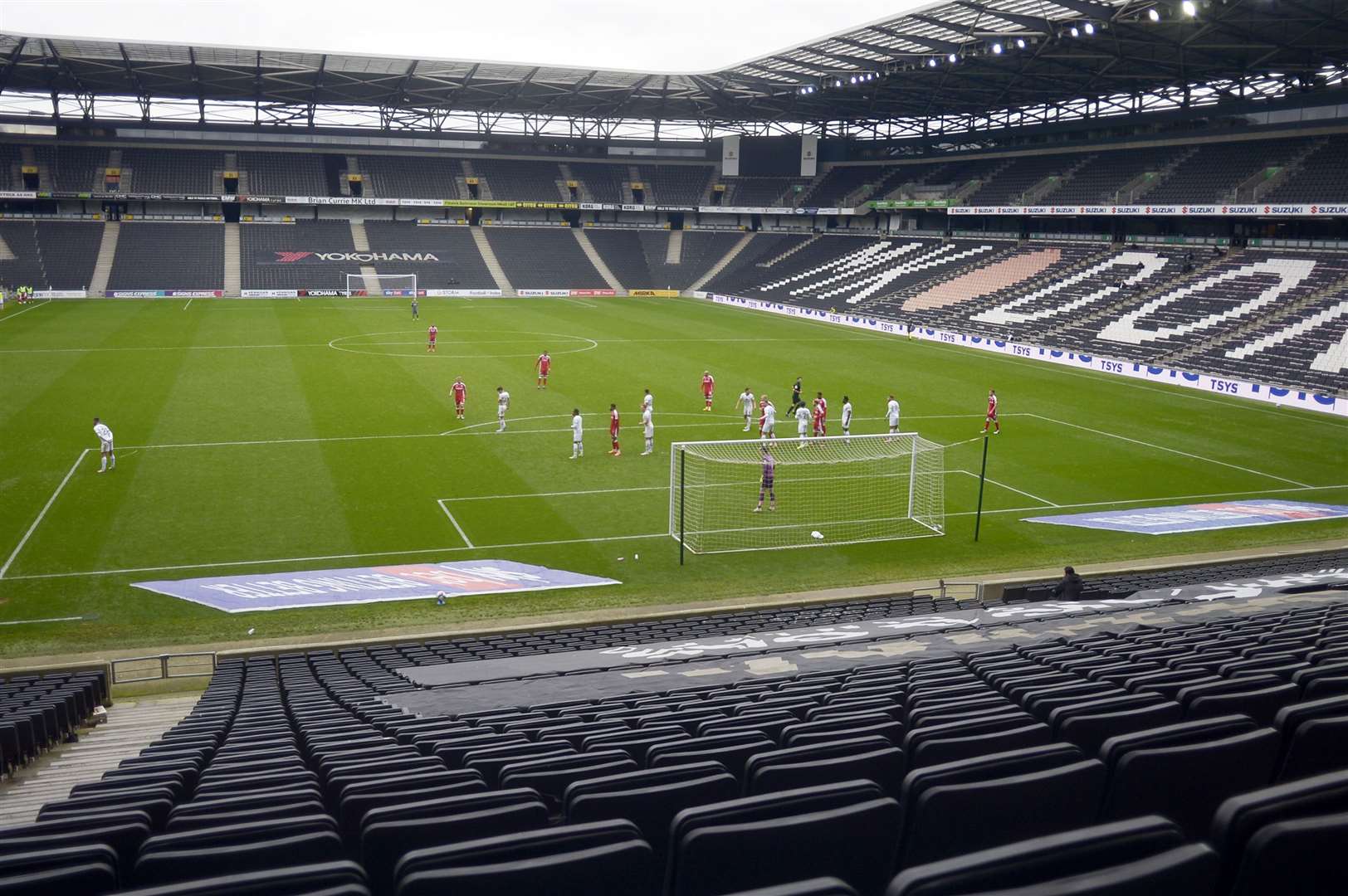 Gillingham were beaten by MK Dons on Saturday Picture: Barry Goodwin