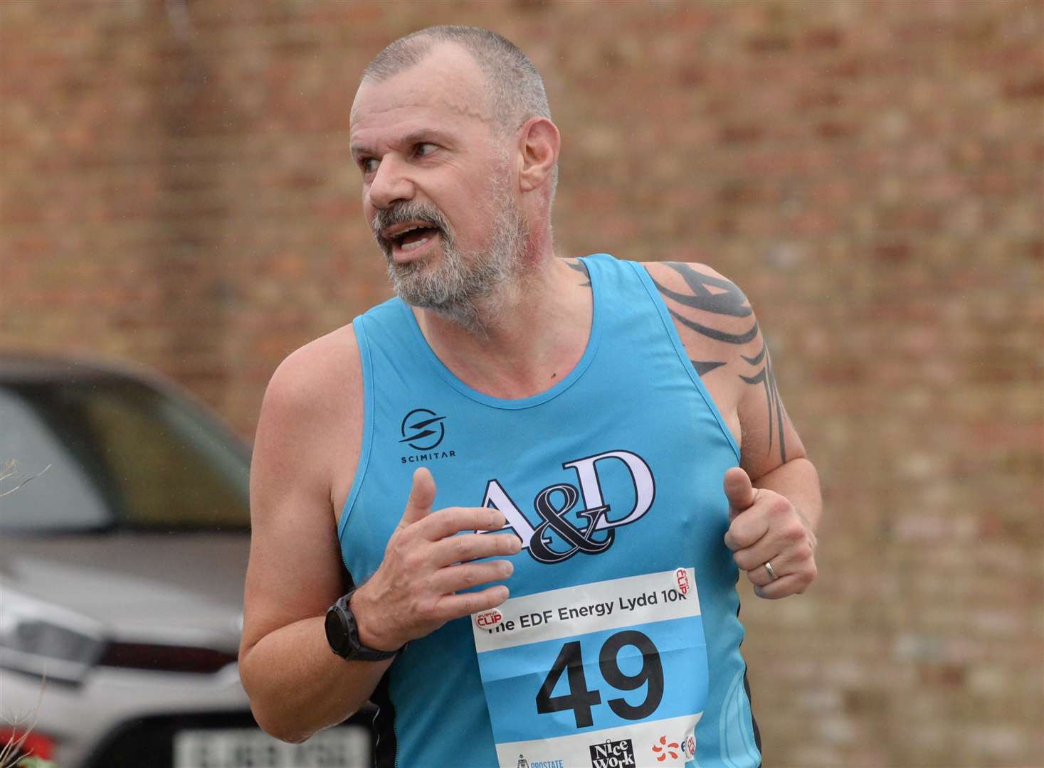 Andy Dedman of Ashford & District Road Running Club. Picture: Chris Davey (53045563)