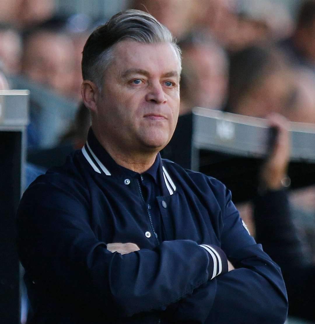 Dartford manager Steve King. Picture: Andy Jones