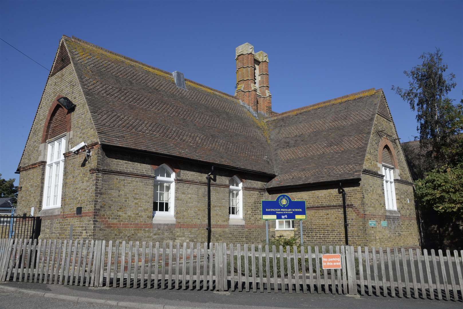 A knife was seized at Davington Primary School