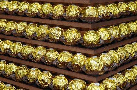 Ferrero Rocher pyramid