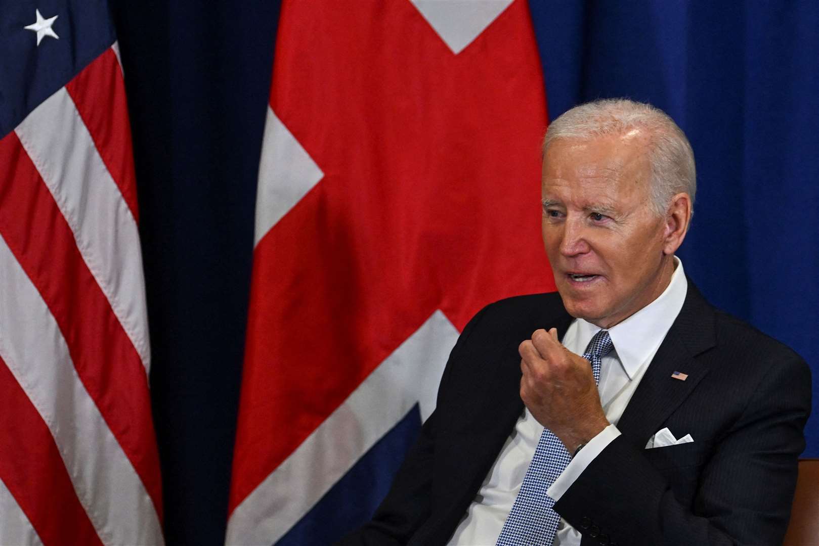 US president Joe Biden (Toby Melville/PA)