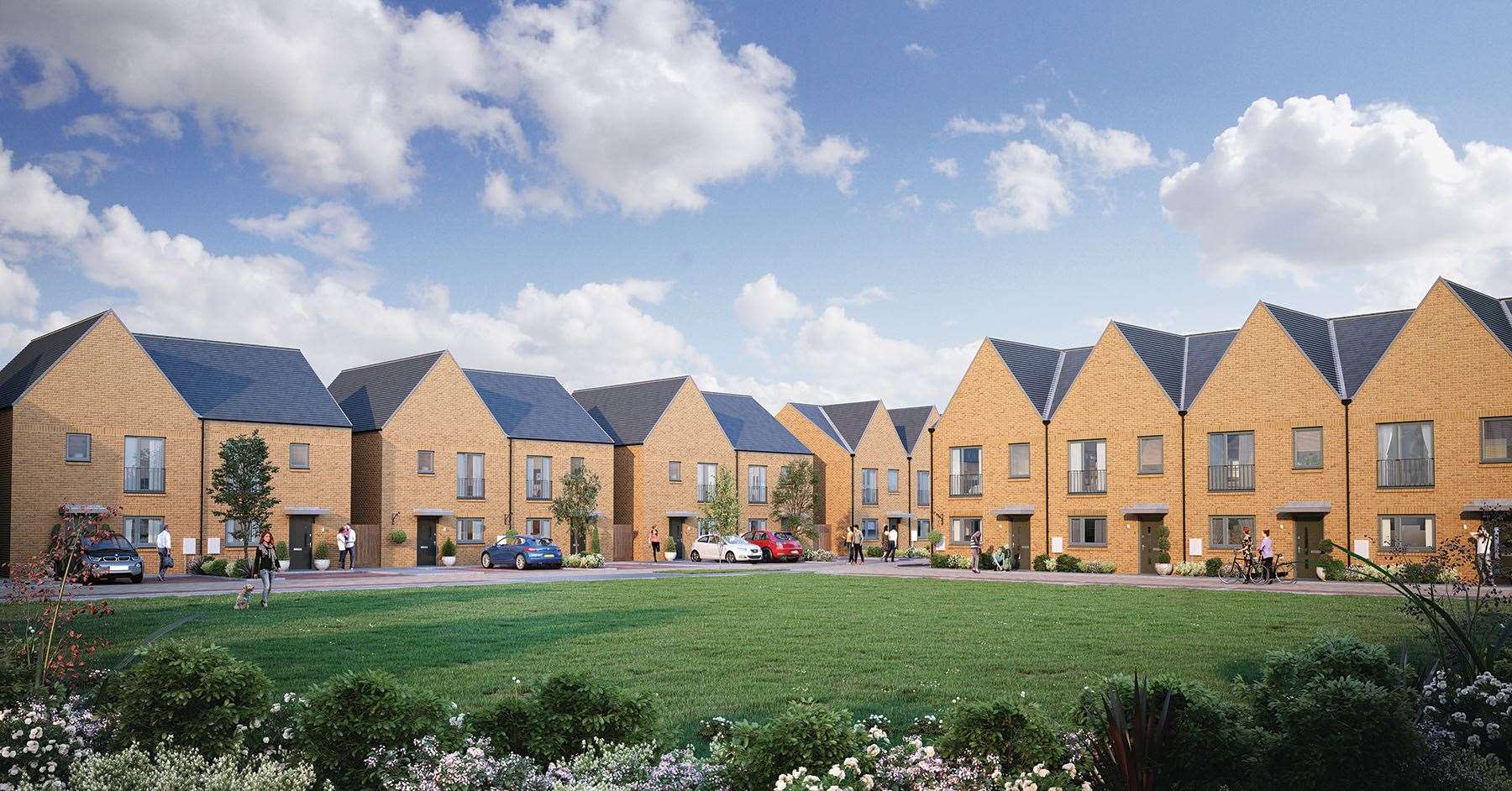 Bellway is building homes as part of the Ebbsfleet City development Photo: Bellway Homes