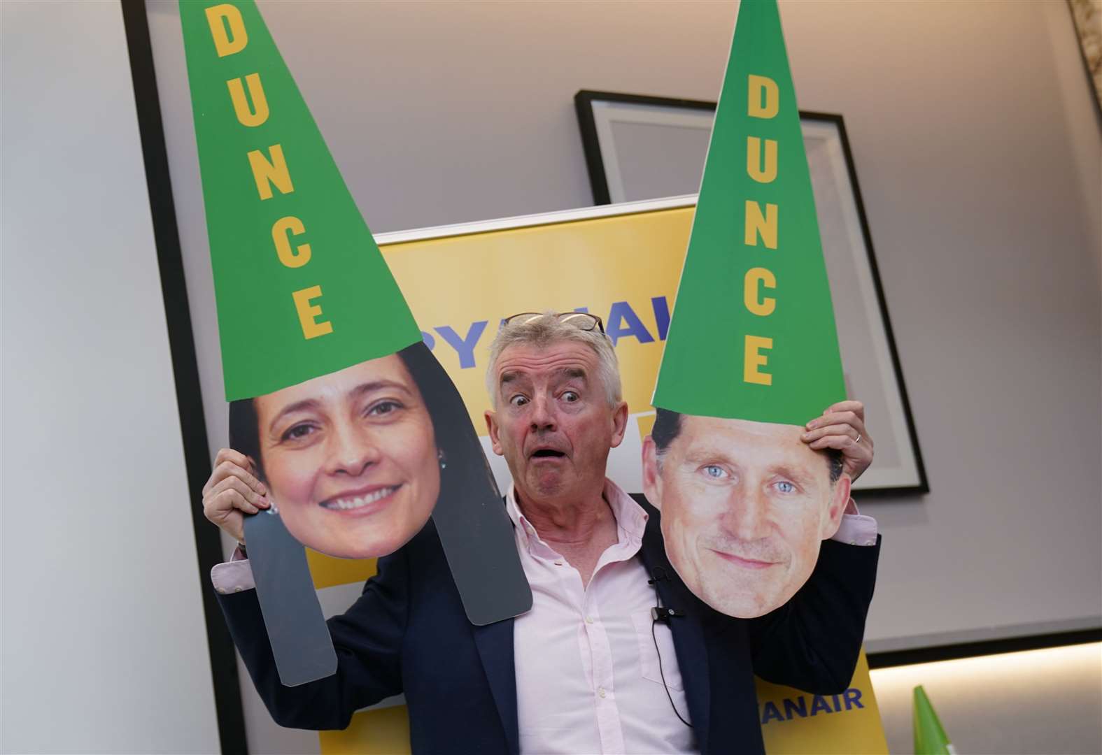 Ryanair chief executive Michael O’Leary caused controversy with his comments (Brian Lawless/PA)