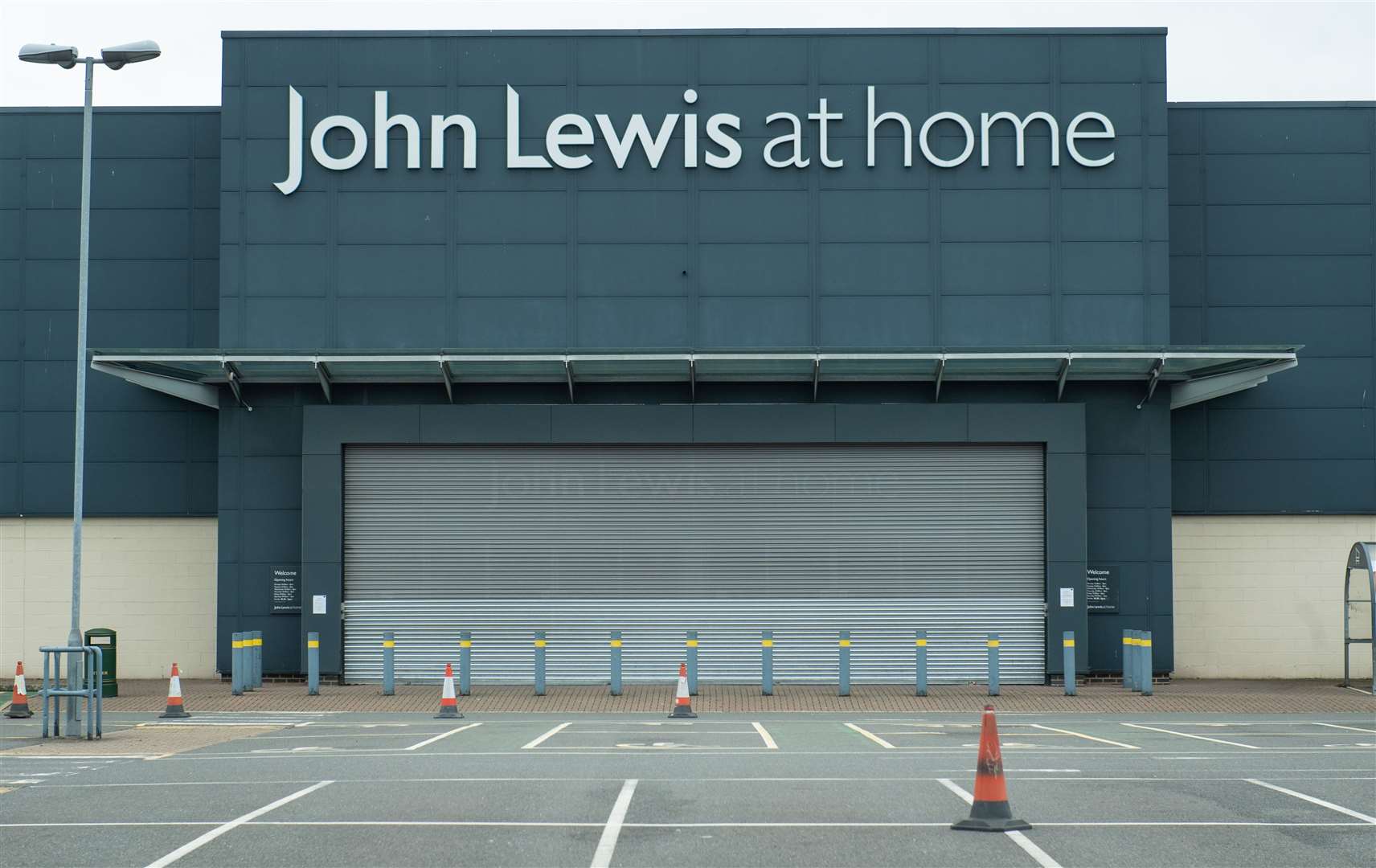 The John Lewis at Home store in Croydon which will not reopen (Dominic Lipinski/PA)