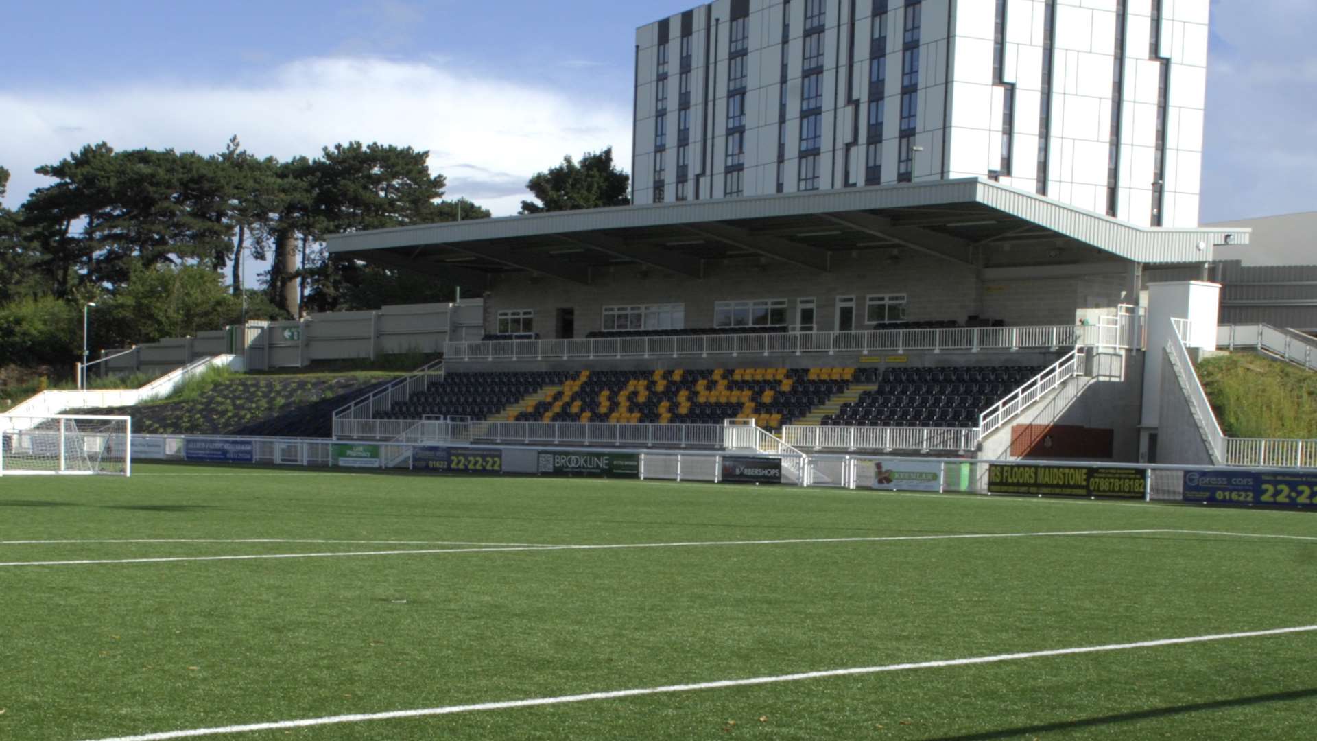 Maidstone United plan to extend the main stand at the ...