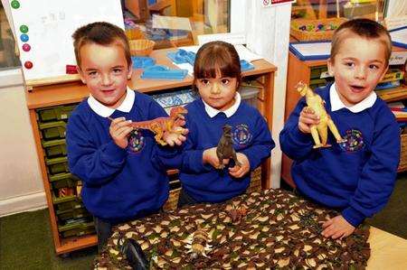 Matthew, left, and Reece Shadick are pictured alongside Nehir for our First Class supplement