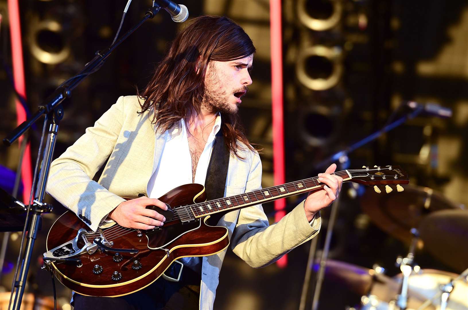 Winston Marshall of Mumford and Sons performing at the British Summer Time festival in Hyde Park, London (Ian West/PA)