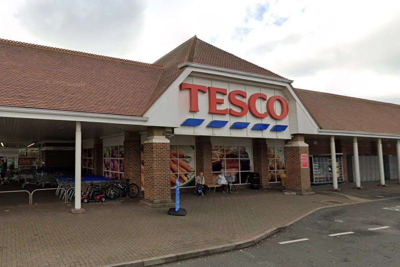 The peas were brought from Tesco in Manston Road, Ramsgate