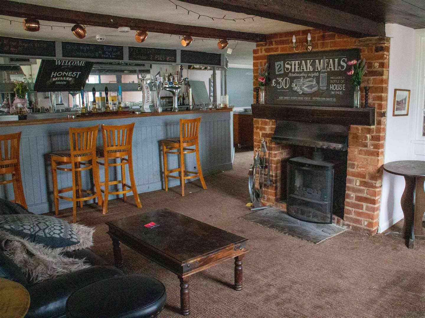 The pub will undergo a total interior renovation