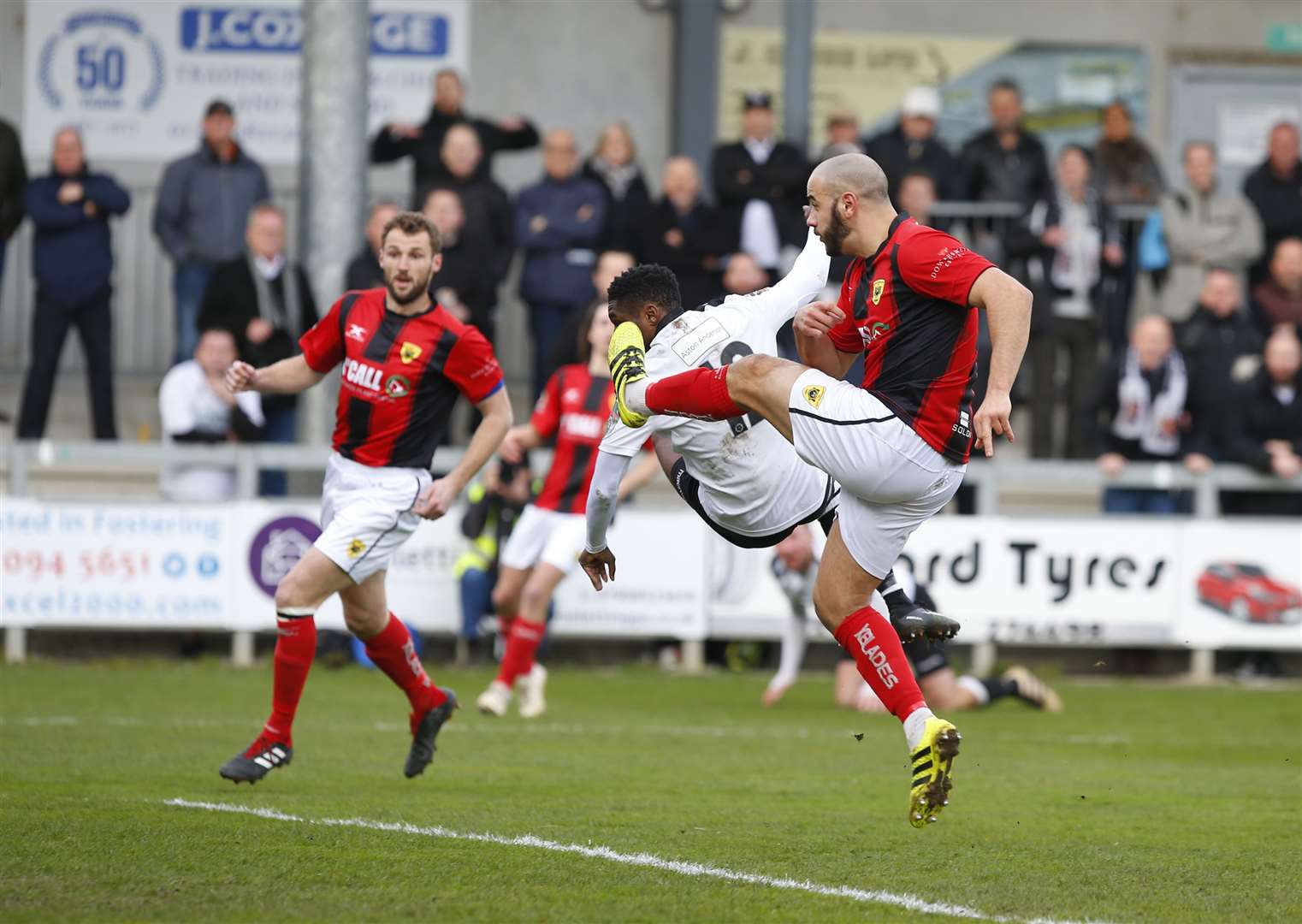 Dartford go close against Gloucester Picture: Andy Jones