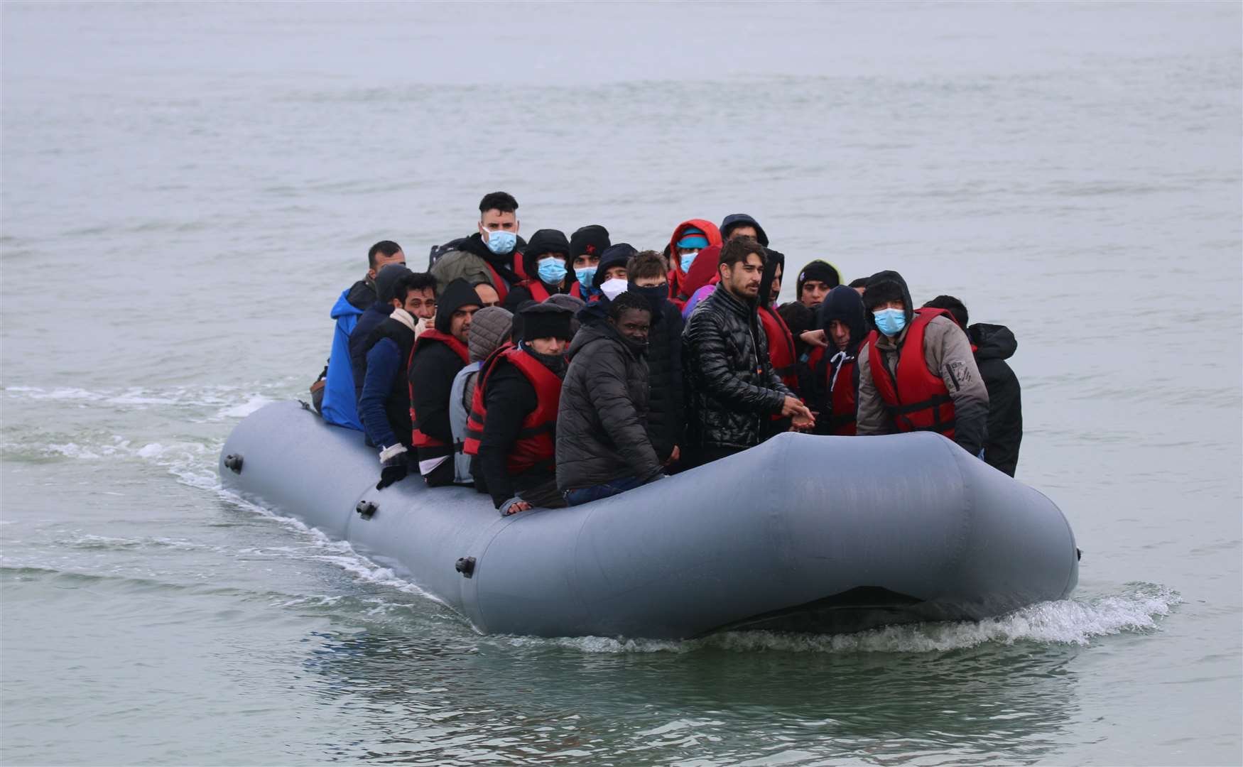 Thousands of people who arrive by boat from the Channel are housed in hotels