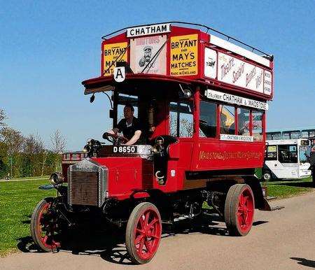 An historic Maidstone &amp; District bus. Picture: Richard Lewis