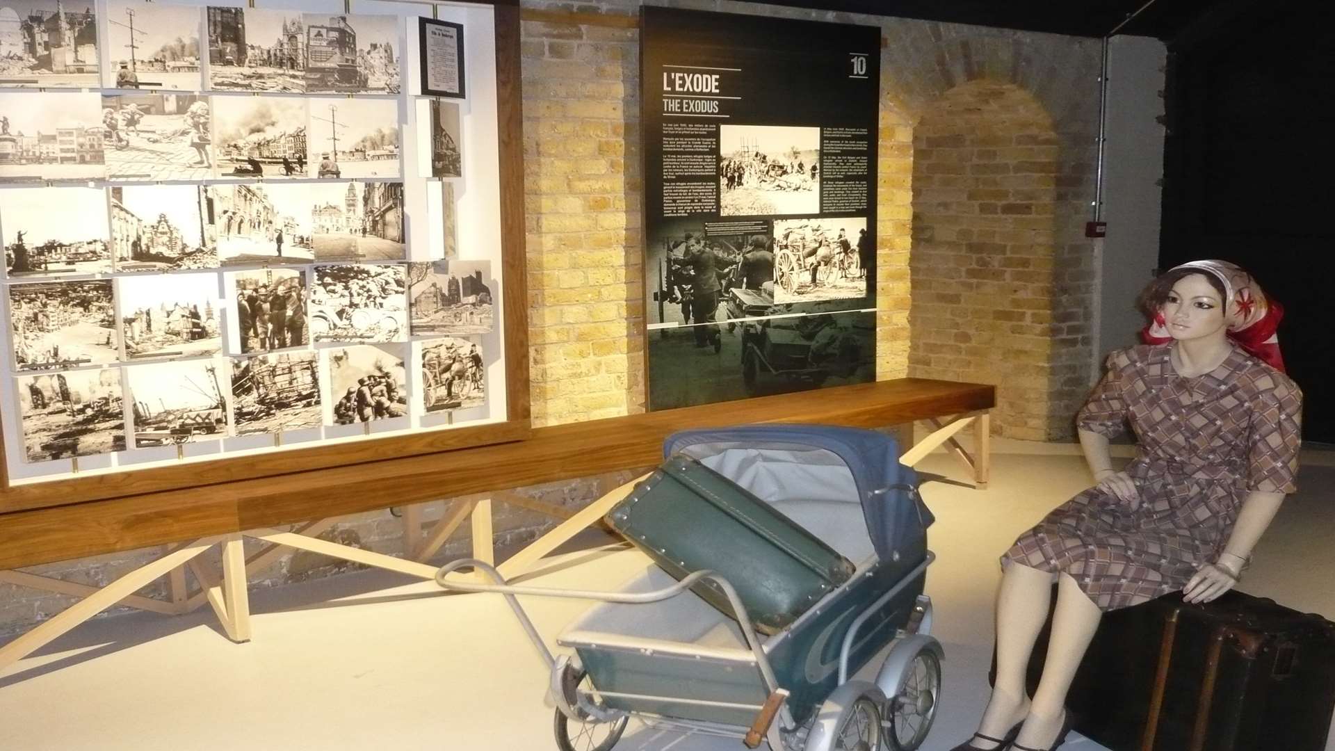 A display at the Dunkirk War Museum.