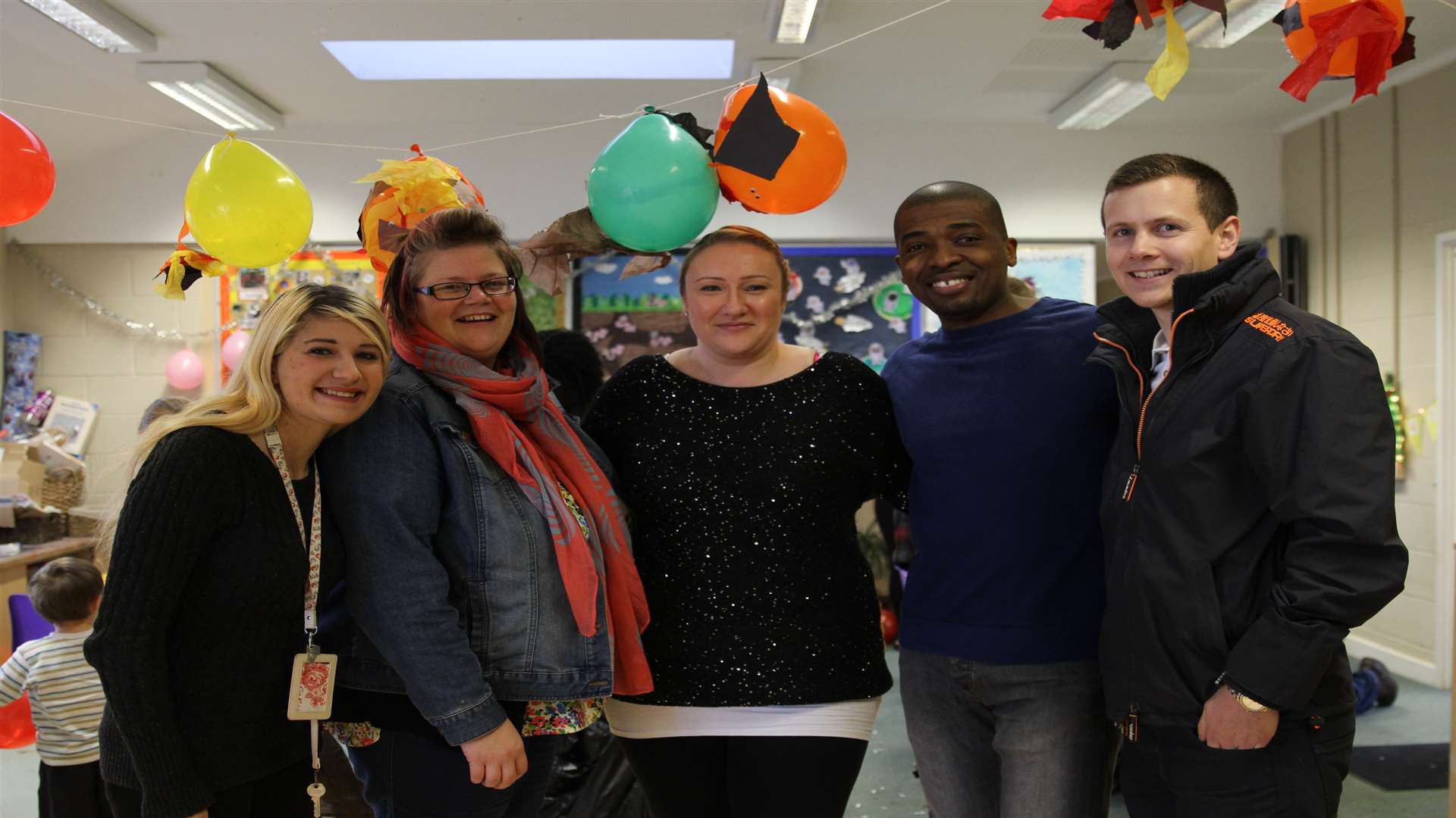 Cheryl Mallion, Rebecca Hales, Laura Mankhomwa, Kwabena Boakye and David Fairbank have all worked hard to raise money for Aimee Willett