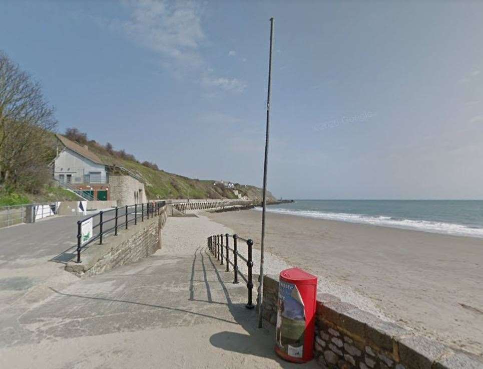 Sunny Sands beach, Folkestone. Picture: Google Street View