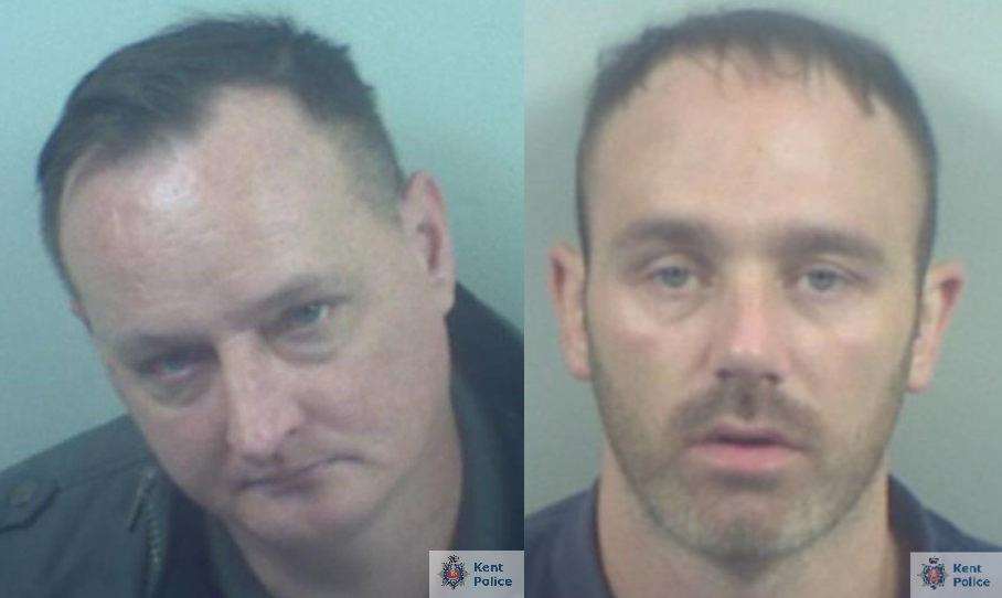 Armed robbers Ben Medhurst (left) and Anthony Sweetman have been jailed (2461054)