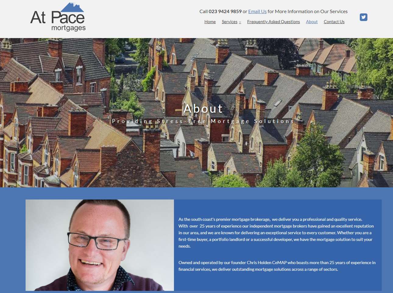 Mr Holden’s At Pace Mortgages website (At Pace Mortgages)