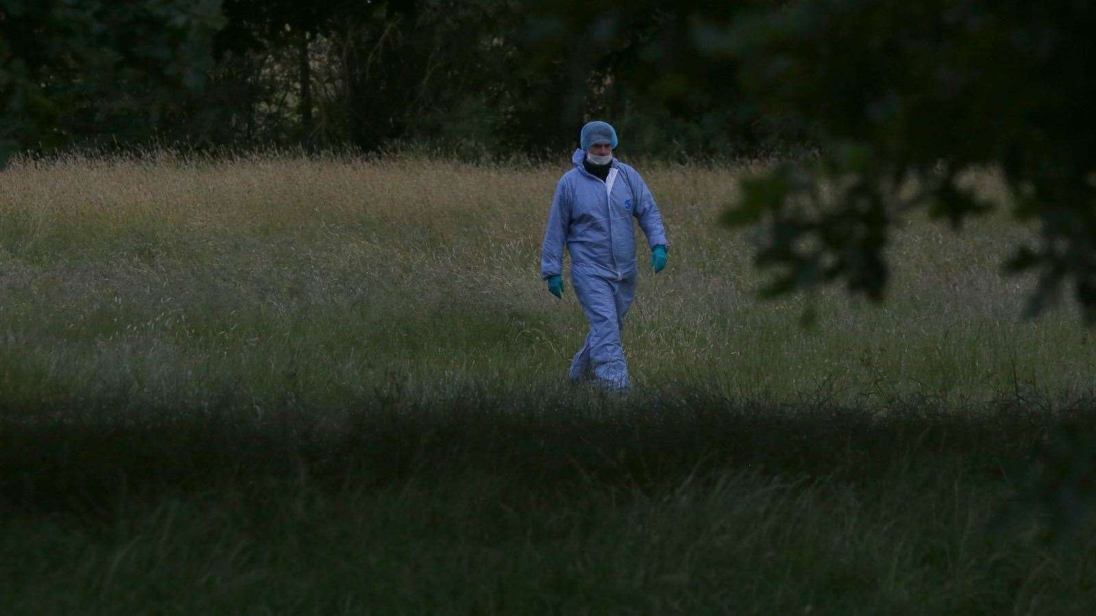 Police investigate the murder of sisters Nicole Smallman and Bibaa Henry in Wembley. Picture: UKNIP